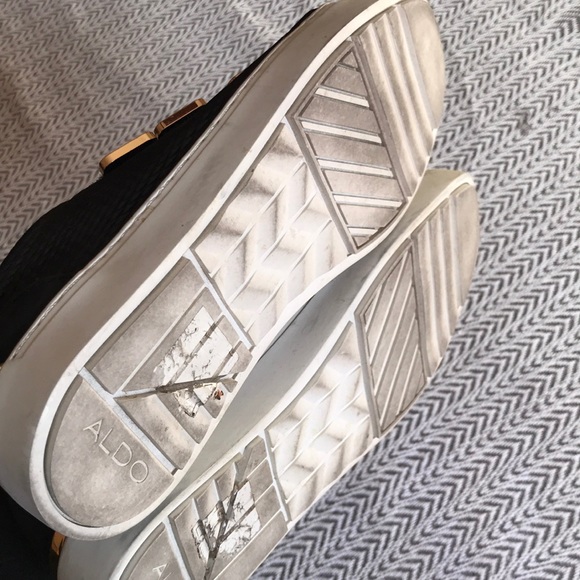 ALDO black multi strap sneakers - Picture 4 of 4